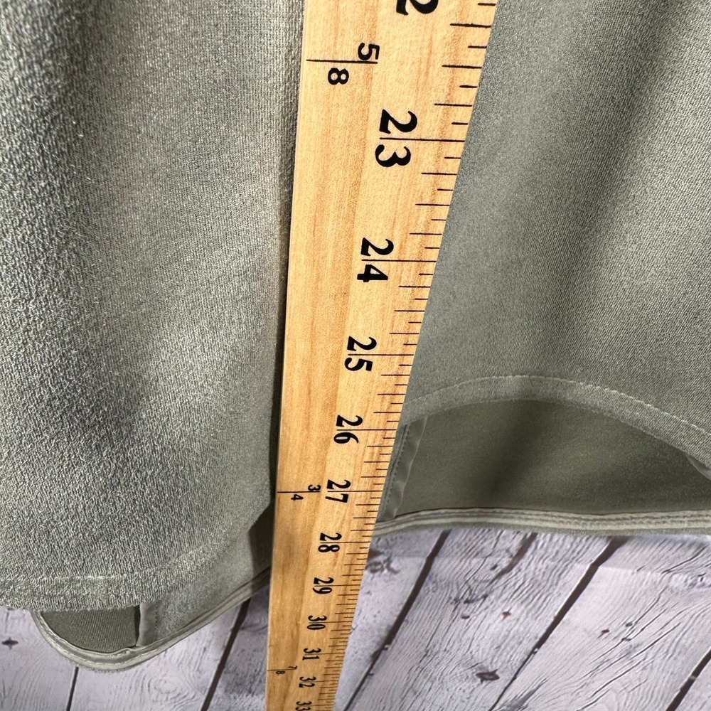 Levis Faux Suede Shacket Sage Green Button Up‎ Shirt Jacket LW2WS235 Womens 1X - Picture 9 of 15